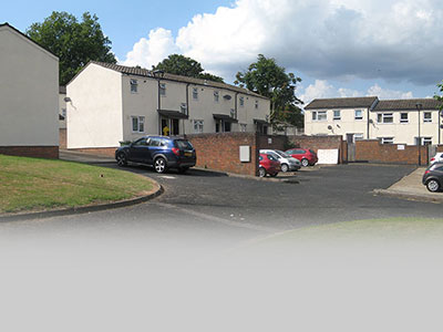 Brookhill Close - at the centre of a housing regeneration project