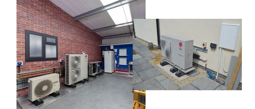 air source heat pumps